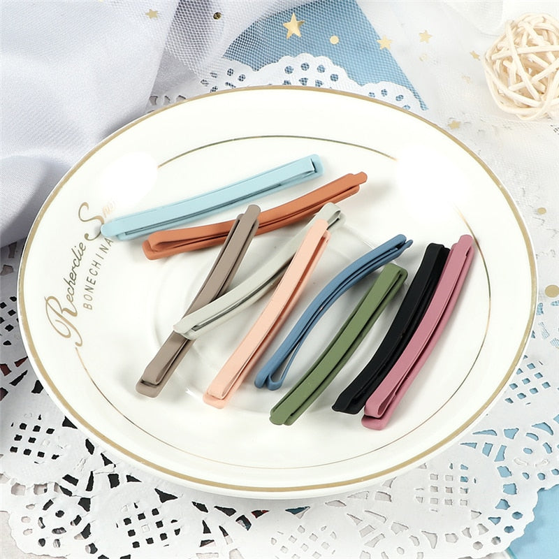 5Pcs/Set Candy Colors Hair Clips