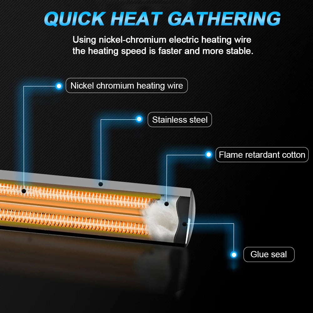 Adjustable Aquarium Heater Rod with Thermostat