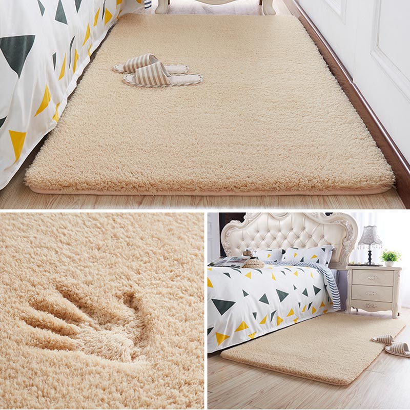 Nordic Fluffy Carpet For Bedroom Living Room