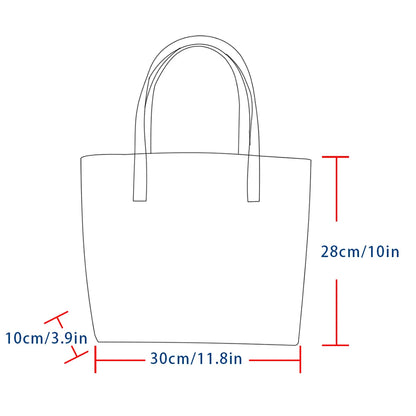 Italian-Inspired Printed PU Leather Tote Bag