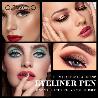 O.TWO.O   Black Liquid Eyeliner Pen Waterproof Fast Dry