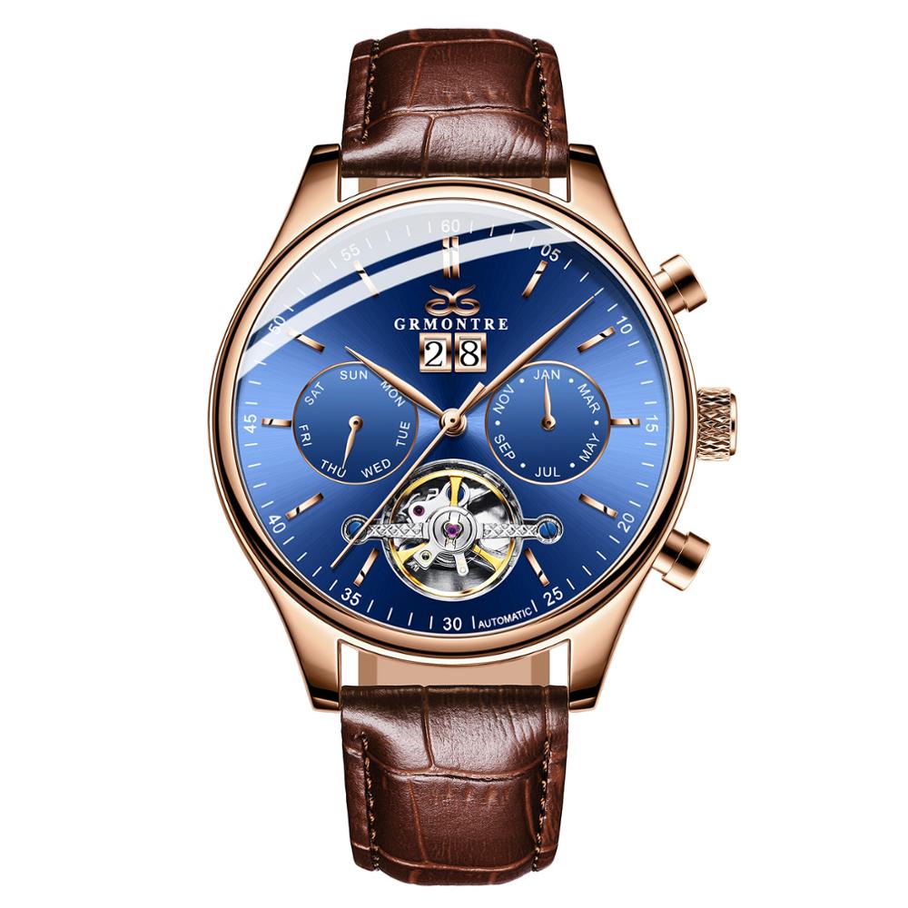 GRmontre tourbillon mechanical men watch