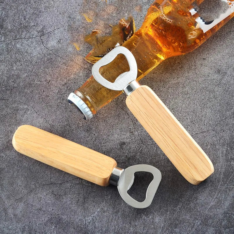 Wooden Handle Bottle Opener