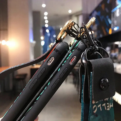 Mobile Phone Case – Neck Wrist Strap Lanyard Phone Holder Cover SoCouple Case For Xiaomi