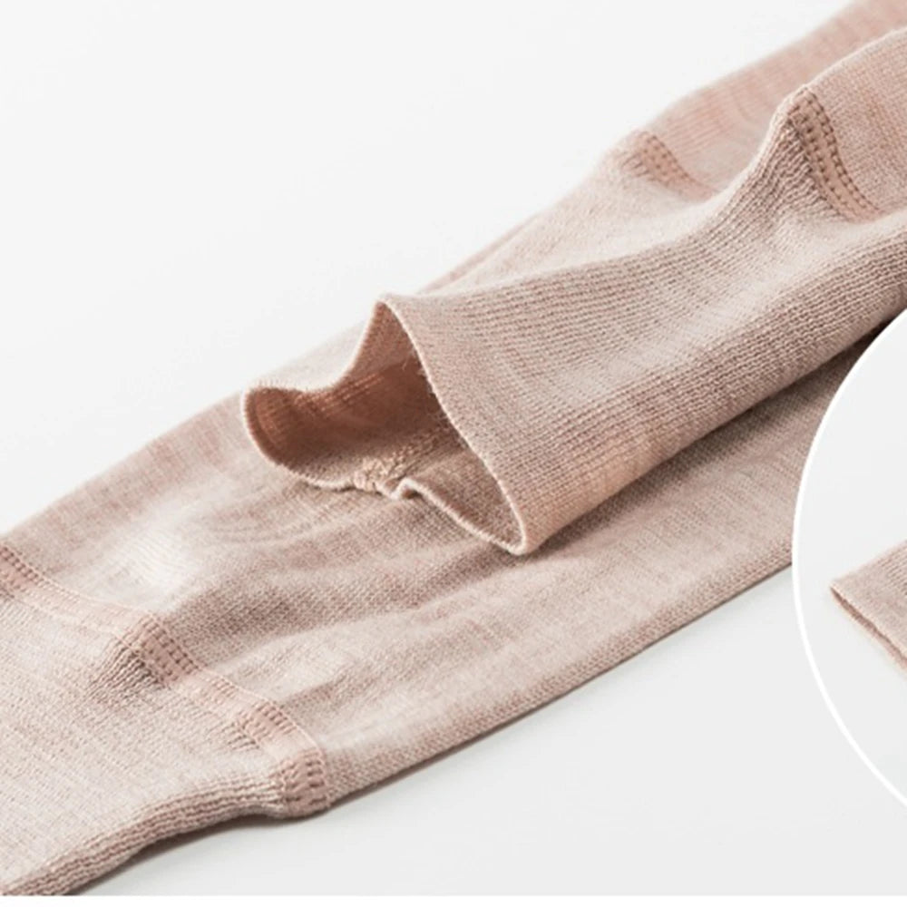 100% Brushed Merino Wool Thermal Underwear Set