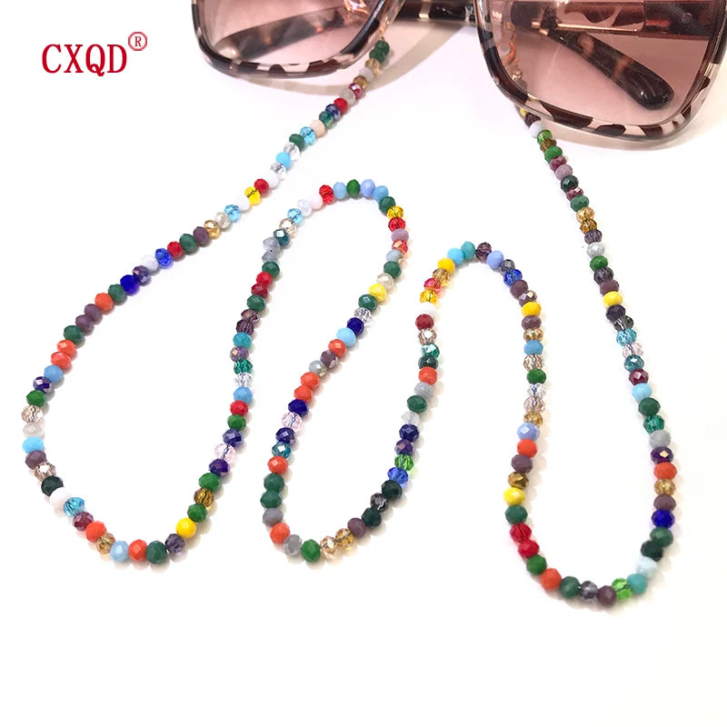 Women's Fashion Reading Glasses Chain Beaded Eyeglass Strap