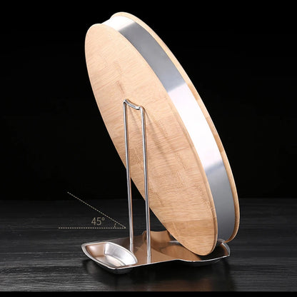 Stainless Steel Pot Lid & Utensil Holder
