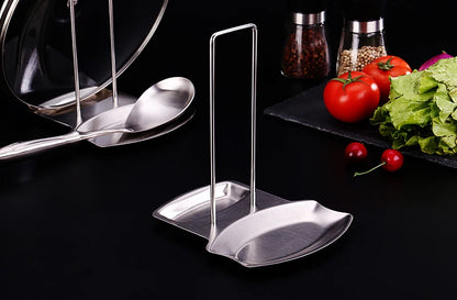 Stainless Steel Pot Lid & Utensil Holder