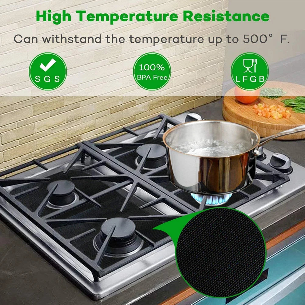 Reusable Gas Stove Burner Protector Covers