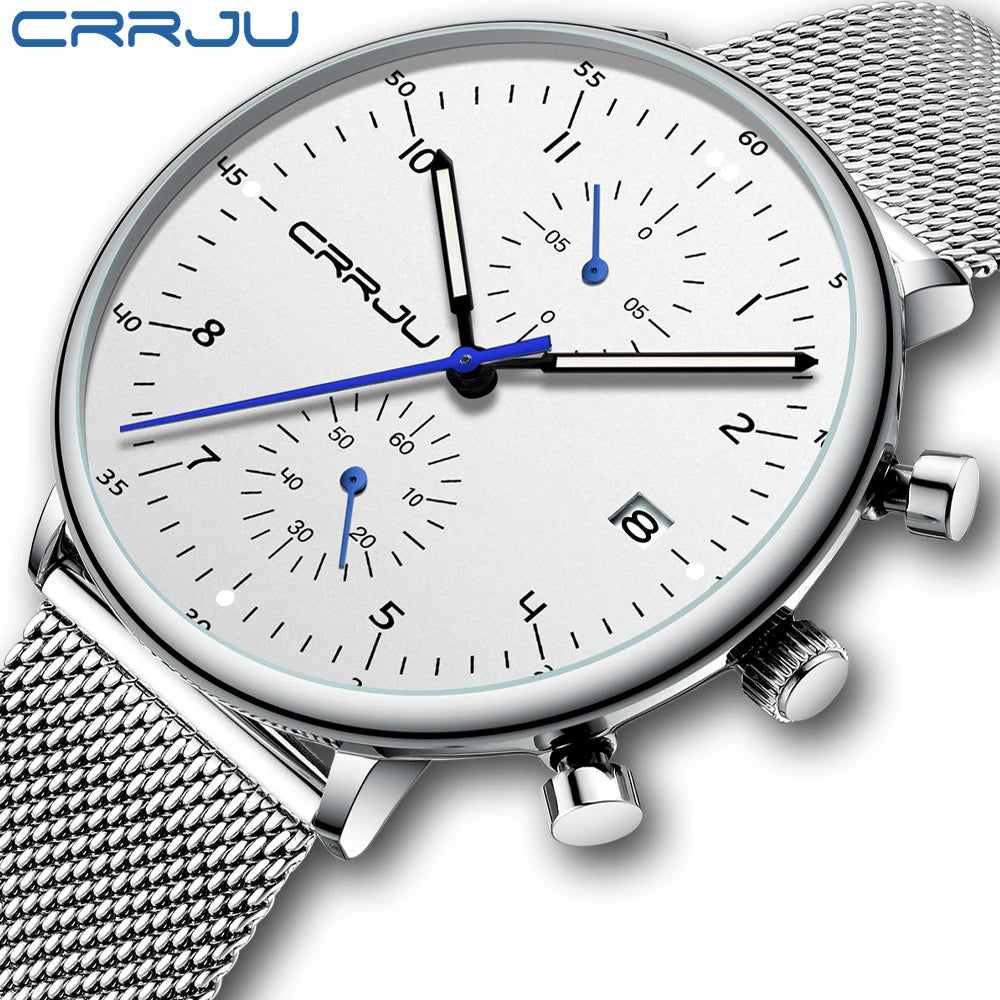 2278 Men's Stainless Steel Quartz Chronograph Watch