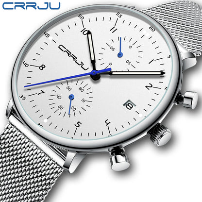 2278 Men's Stainless Steel Quartz Chronograph Watch