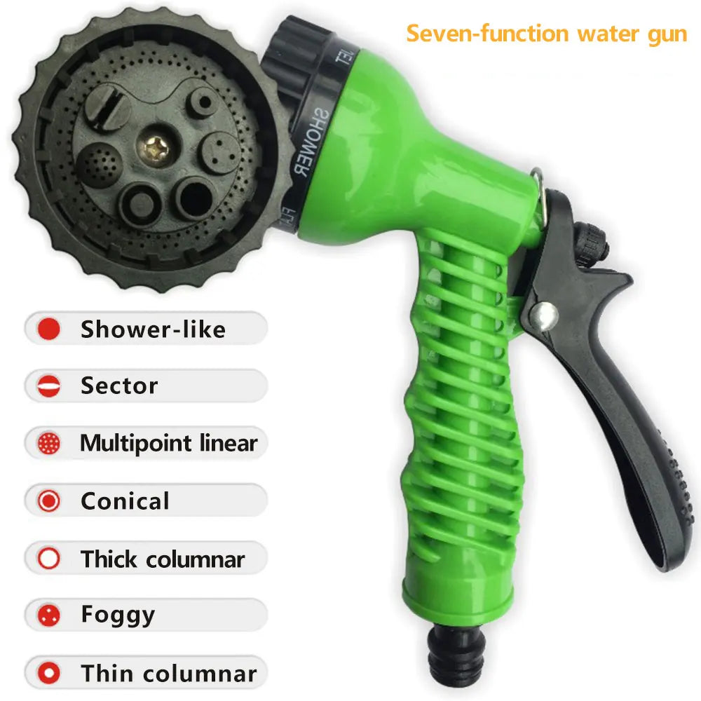 Expandable Garden Hose with Spray Gun