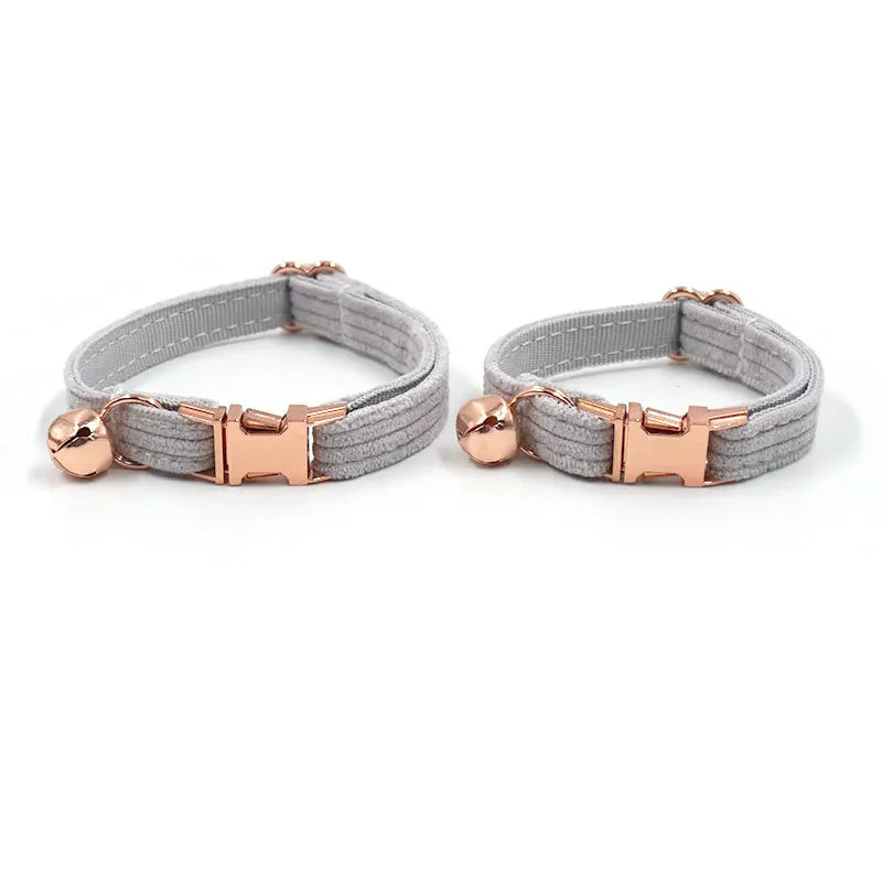 Personalized Cat Collar with ID Tag & Bell