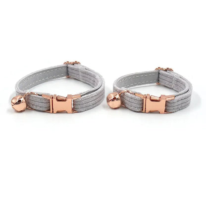 Personalized Cat Collar with ID Tag & Bell