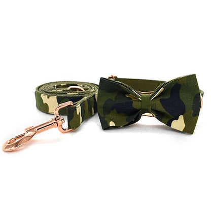Personalized Camouflage Nylon Dog Collar with Buckle