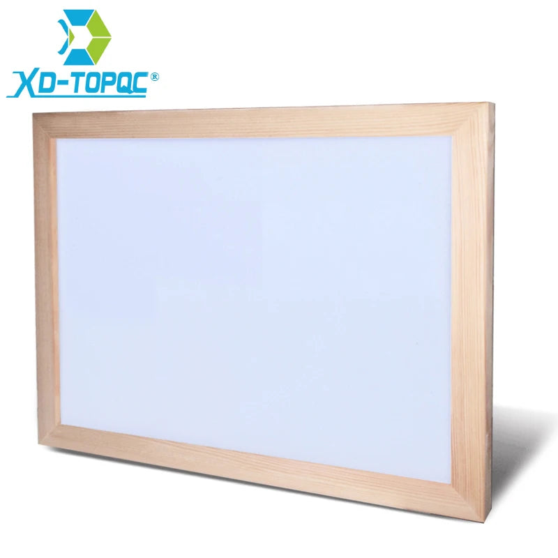 A3 Magnetic Dry Erase Whiteboard with Wooden Frame