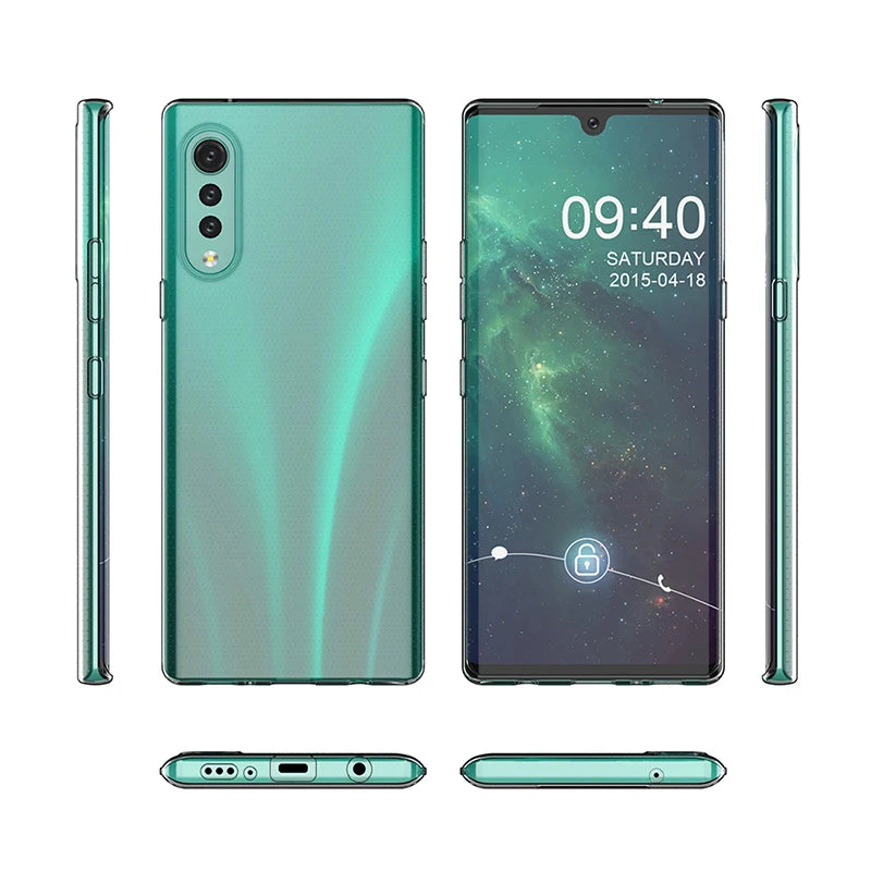 Ultrathin Transparent Phone Case for LG Velvet G9