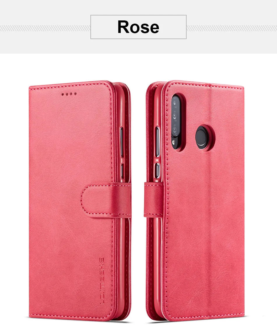 Magnetic Wallet Phone Case for Huawei & Honor