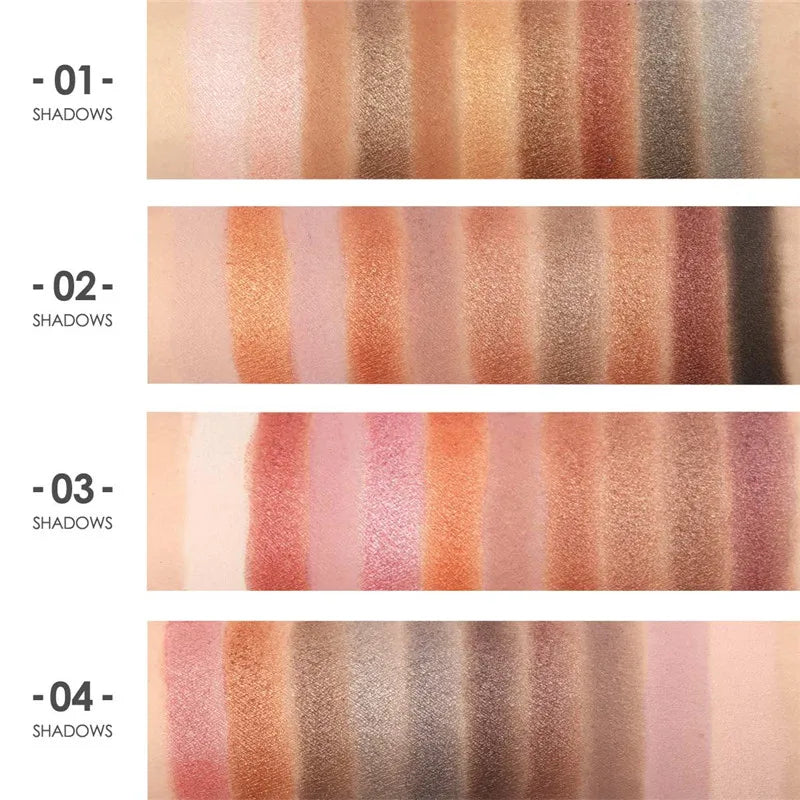 Focallure 10 Colors Matte Waterproof Long Lasting Eyeshadow Palette