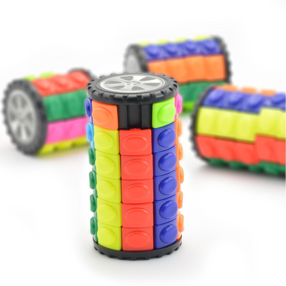 3D Rotate Slide Cylinder Magic Cube