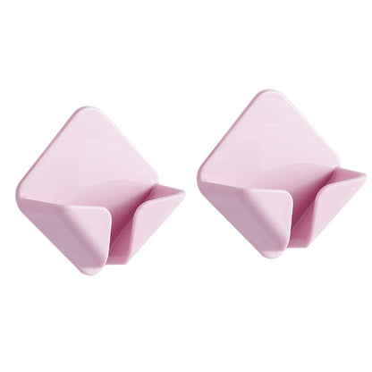 2Pcs Storage Holders Racks Wall Hanging Hook
