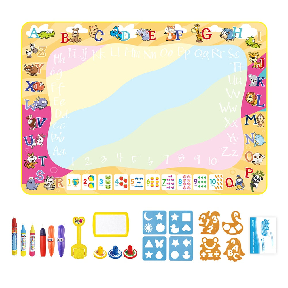 educational game drawing mat dinosaur