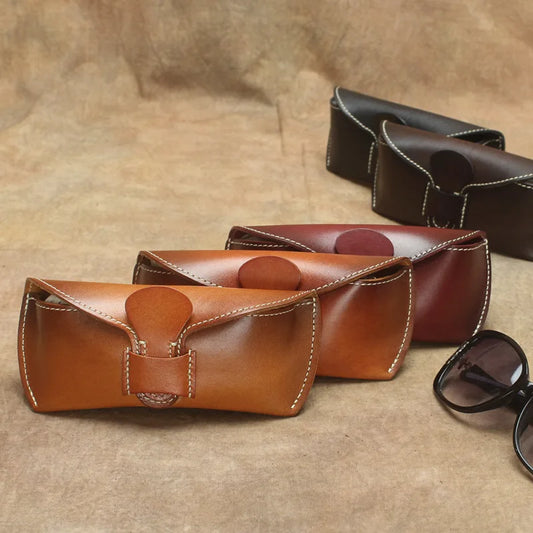 Genuine Leather Sunglass Bag