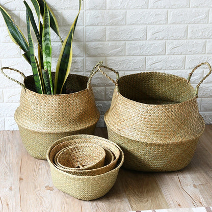 Seagrass Wicker Storage Basket