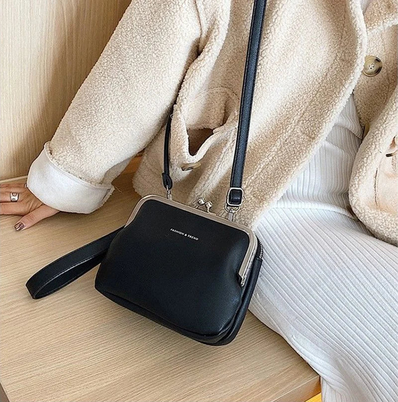 Vintage Leather Crossbody Handbag