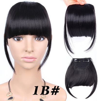 Leeons Short Synthetic Bangs Heat Resistant Hairpieces