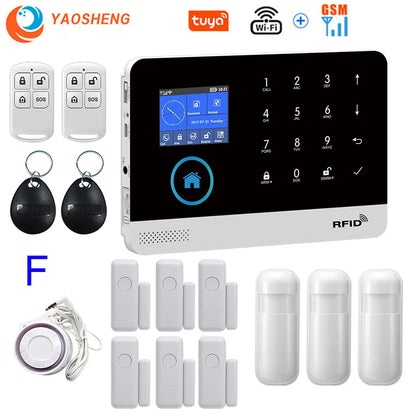 Wireless Security System with Sensors & App Control