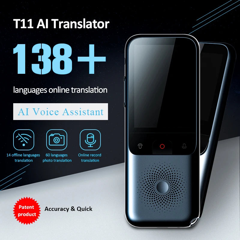 T11 AI Smart Language Translator Device