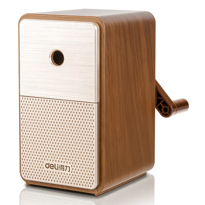 DELI Adjustable Hand Crank Pencil Sharpener