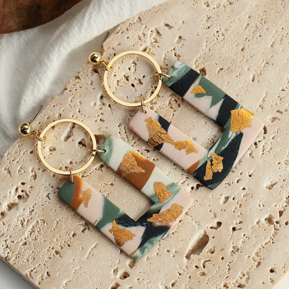 Lifefontier Bohemian Pattern Earrings