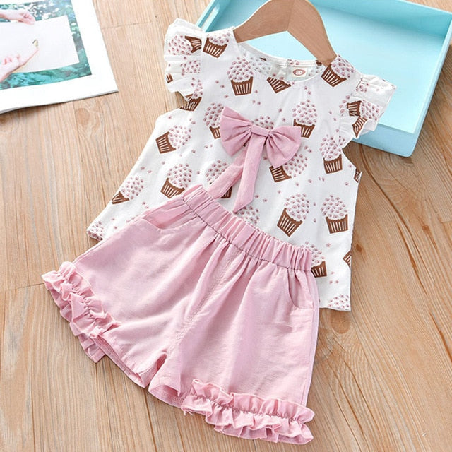 2pcs Summer Toddler Girl Clothes