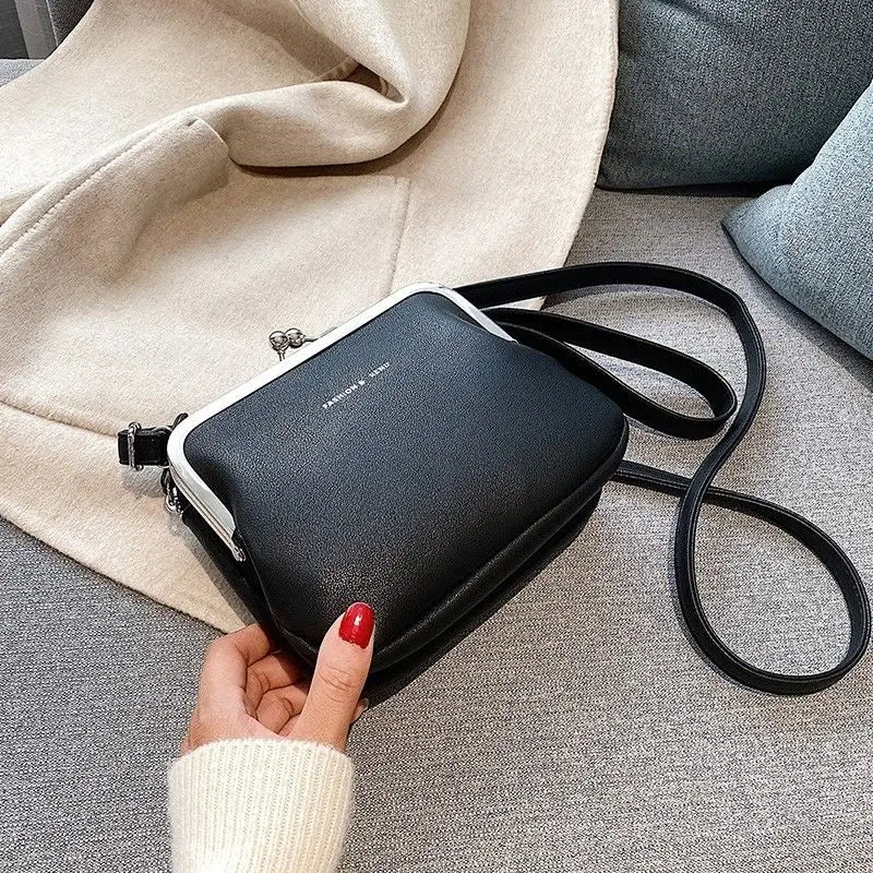 Vintage Leather Crossbody Handbag