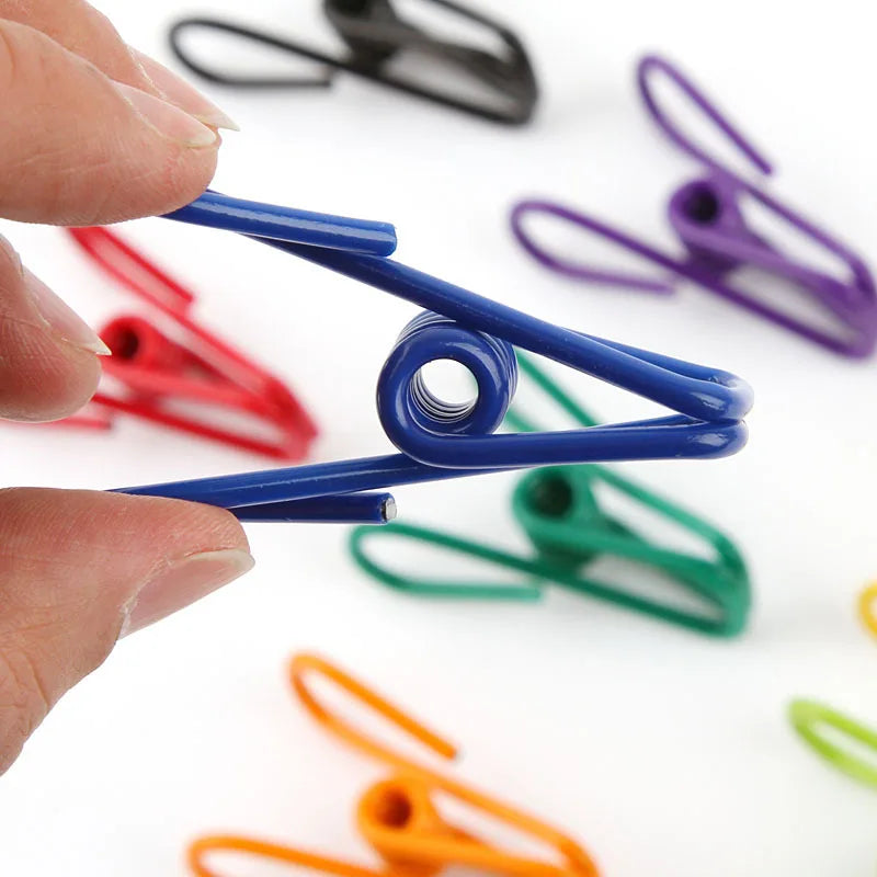 Multipurpose Stainless Steel Clips for Clothes & Storage