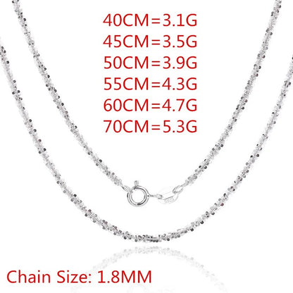 Authentic Italian S925 Sterling Silver Necklace