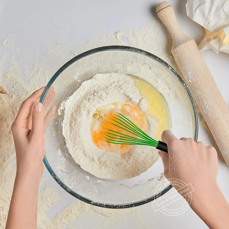 Walfos Silicone  Stainless Steel Wire Whisk