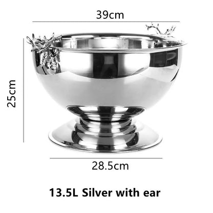 304 Stainless Steel Champagne Ice Bucket