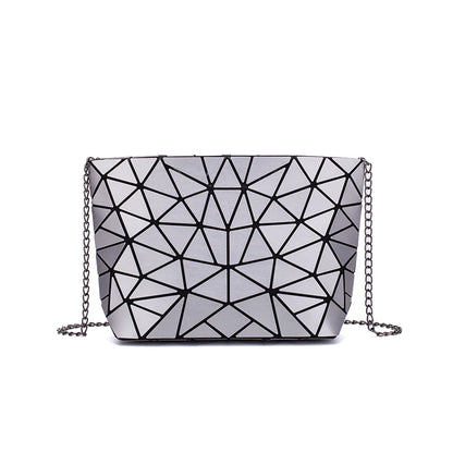 Geometric Chain Crossbody Shoulder Bag