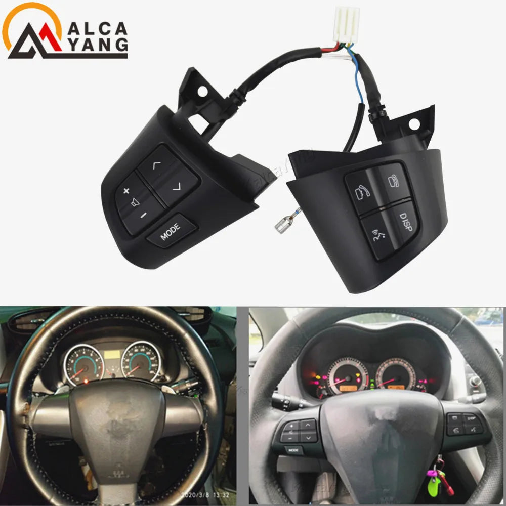 Steering Wheel Audio Control Button For Toyota Corolla ADE150 NDE150 NRE150 ZRE15* ZZE150 2007-2013