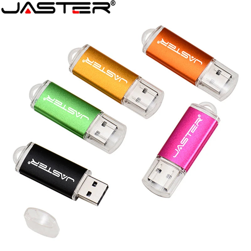 Portable USB 2.0 Memory Stick with Key Ring – Multiple Capacities & Colors