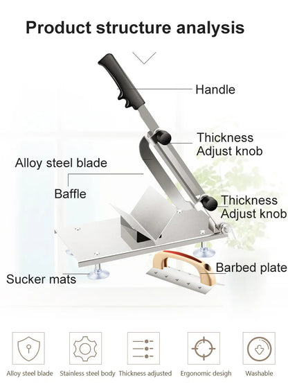 Commercial Household Manual Meat Slicer