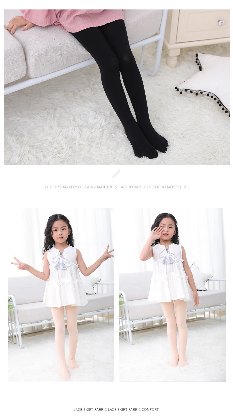 Spring/Autumn Candy Color Children Tights