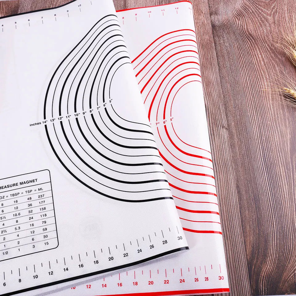 Fiberglass Silicone Baking Mat with Measurement Guide