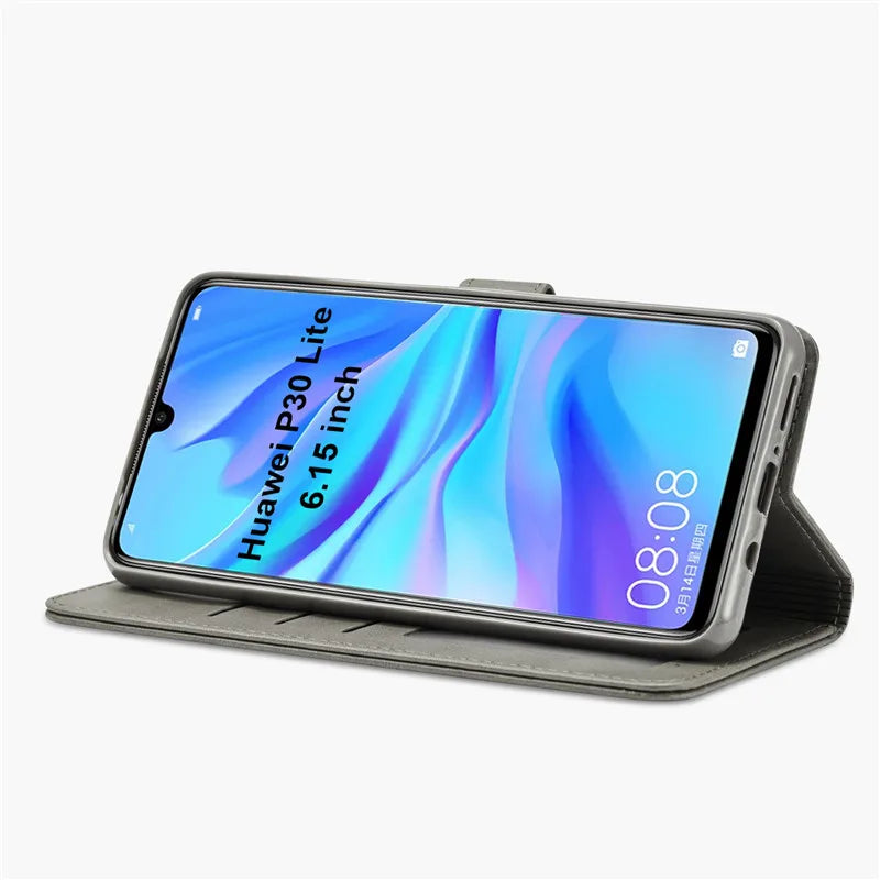 Magnetic Wallet Phone Case for Huawei & Honor