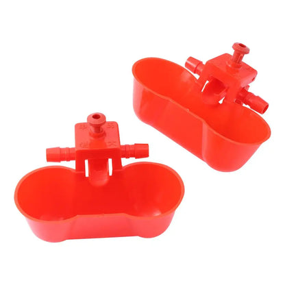 Poultry Double Cup Drinking Bowl