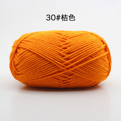 50g/Set 4ply Milk Cotton Knitting Wool Yarn