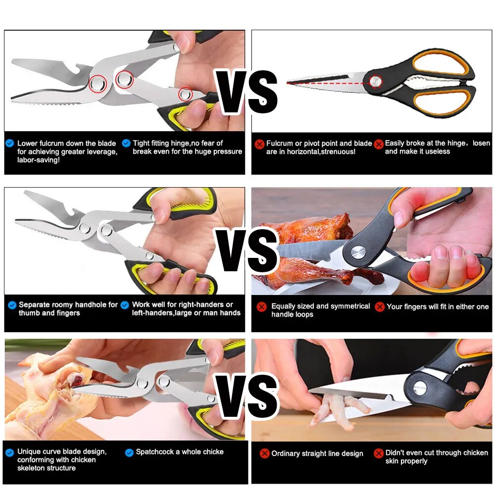 6 in 1 Kitchen Scissors